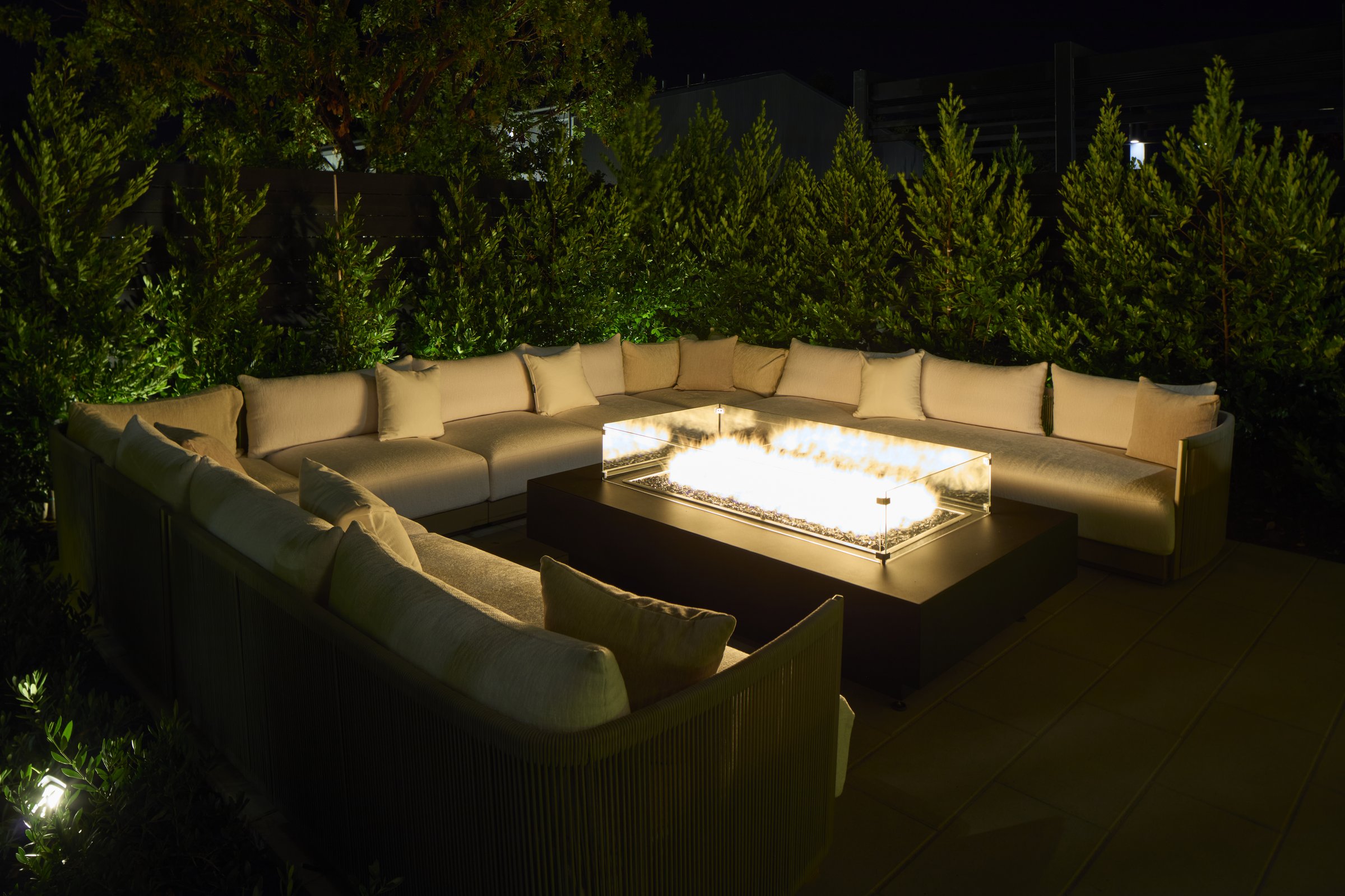The Afterglow Fire Pit Area