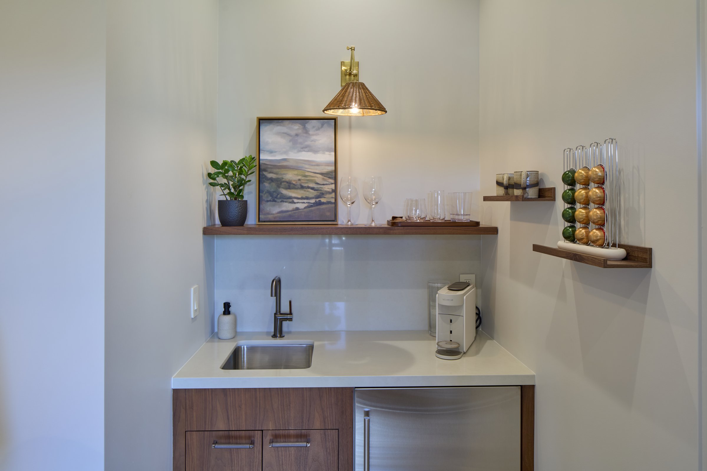 The kitchenette in The Chef's Suite.