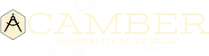 The Camber Hospitality at an Angle logo.
