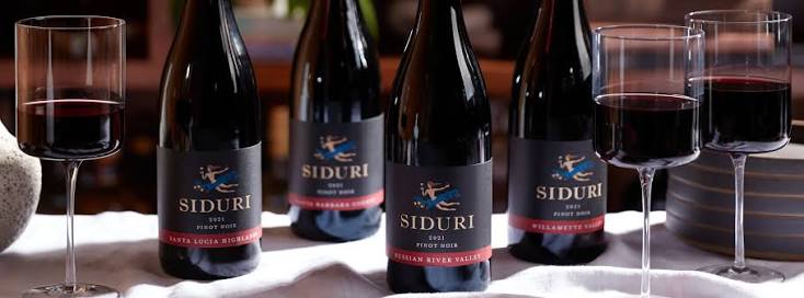 Siduri — a preferred wine partner of Duchamp Healdsburg.