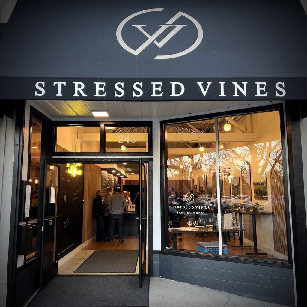 Stressed Vines — a preferred wine partner of Duchamp Healdsburg.